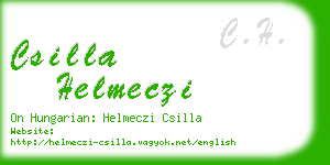 csilla helmeczi business card